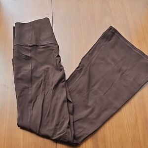 Athleta Brown Flare Yoga Pants